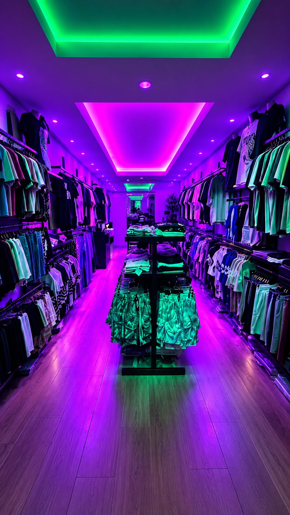 Interno del negozio EK Store